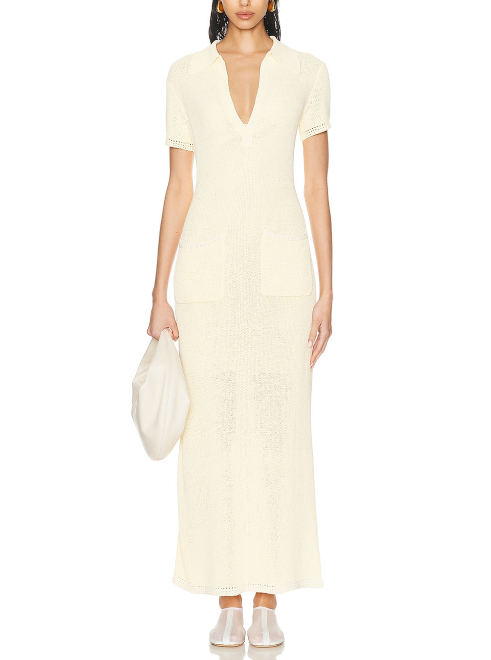 Proenza Schouler Knit Yellow Auden Dress Size XS